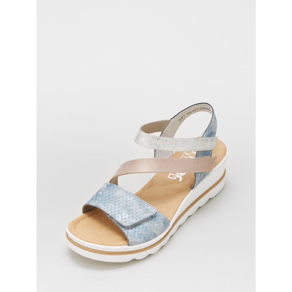 Blå Rieker Sandal Med Reim