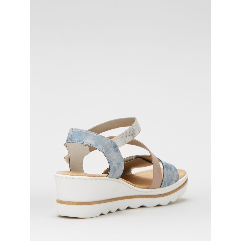 Blå Rieker Sandal Med Reim