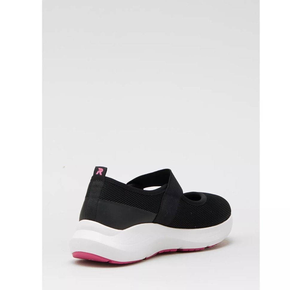 Rieker Evolution Sporty Mary Jane Sko Svart