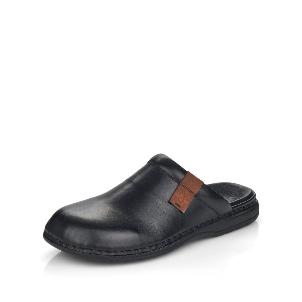 Svarte Rieker 25598 Herresandaler