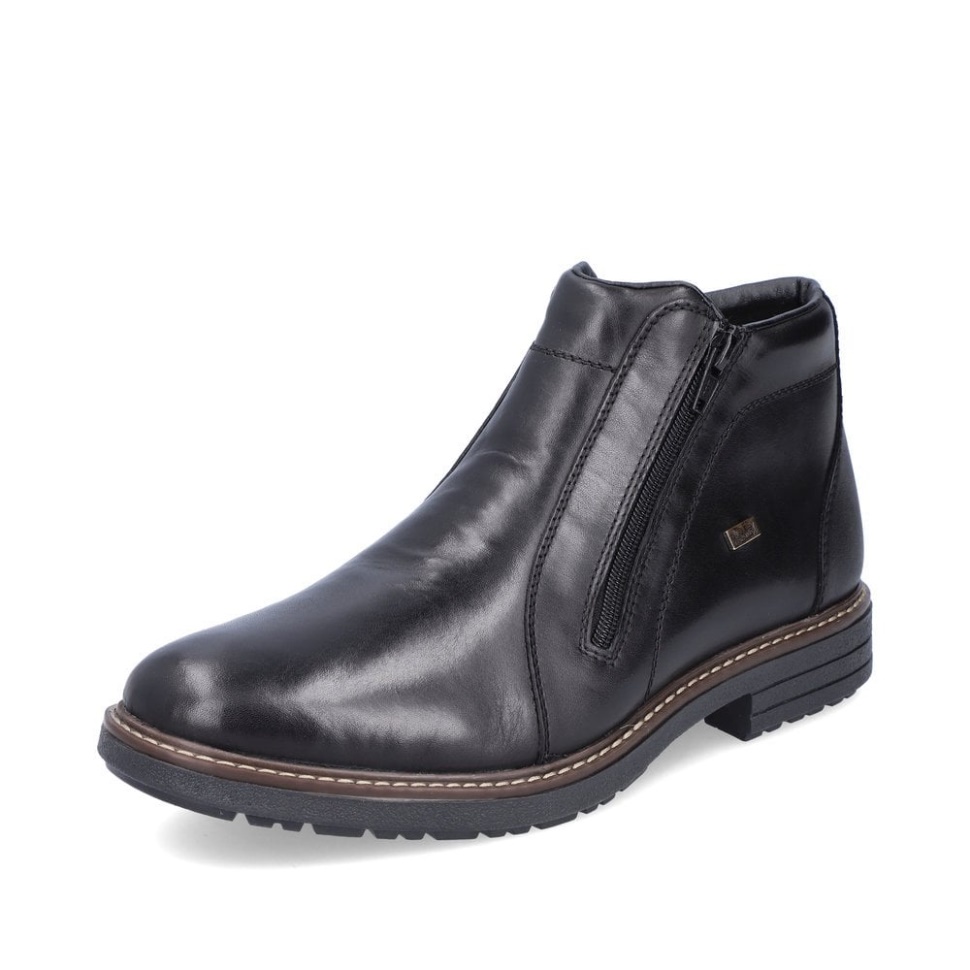 Svarte Rieker 33160 Herrestøvler