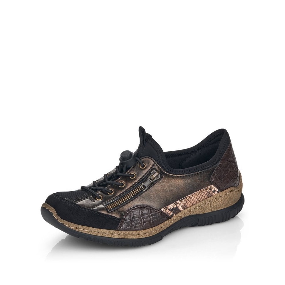 Svarte Rieker N3261 Damesko