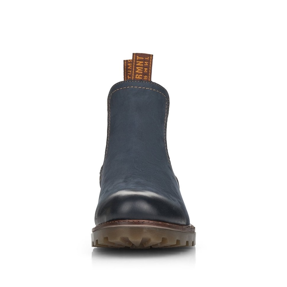 Rieker Blå Remonte D8472 Damestøvler