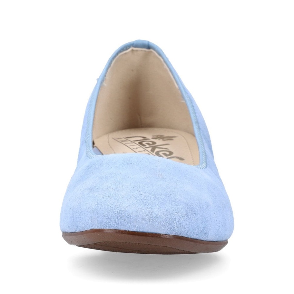 Blå Rieker 49260 Dame Slip-on Sko