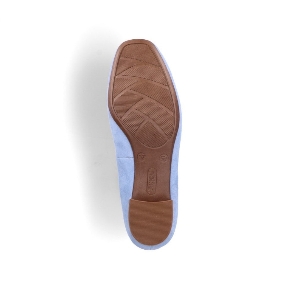 Blå Rieker 49260 Dame Slip-on Sko