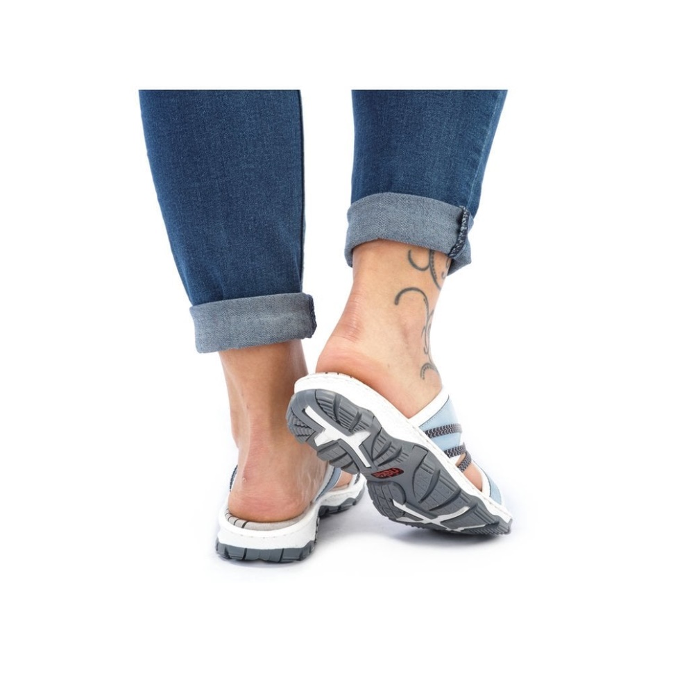 Blå Rieker 68880 Damesandaler