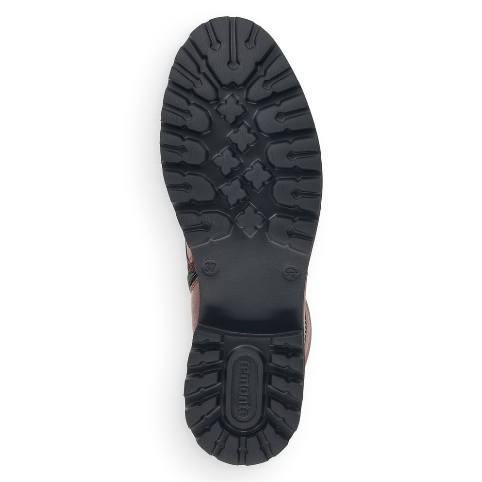 Rieker Brune Remonte D8670 Damestøvler