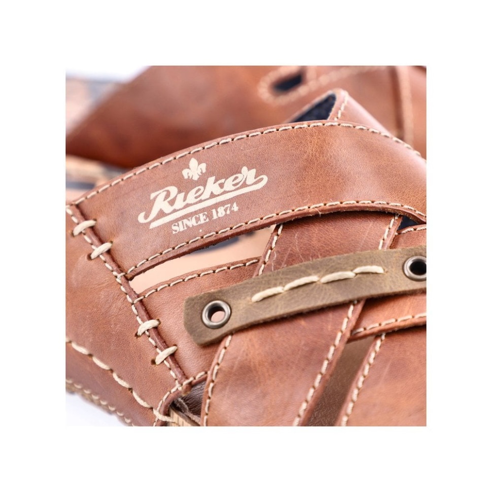 Brune Rieker 21999 Herresandaler