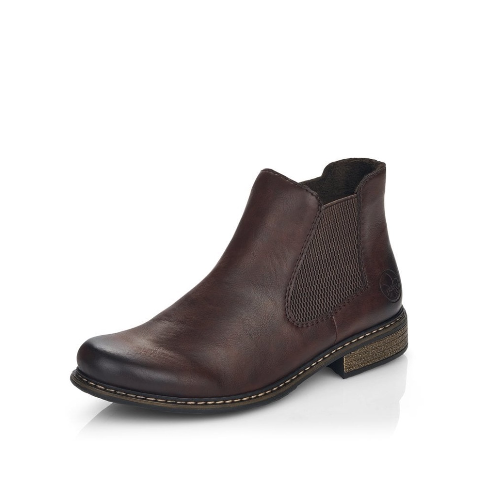 Brune Rieker Z4994 Damestøvler