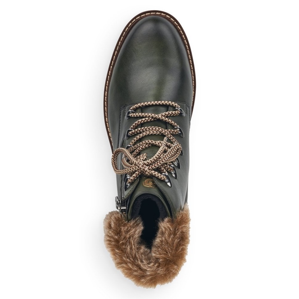 Rieker Grønn Remonte D8692 Damestøvler