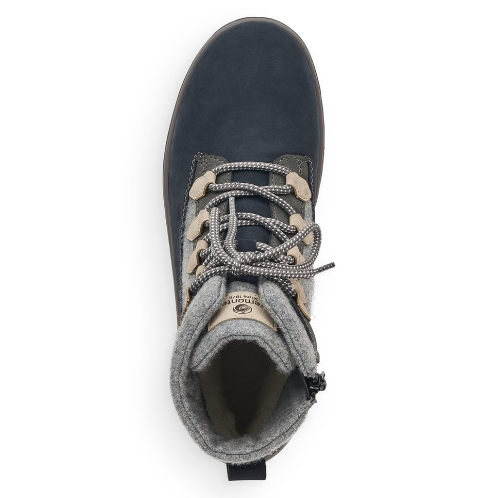 Rieker Grå Remonte R8481 Damestøvler