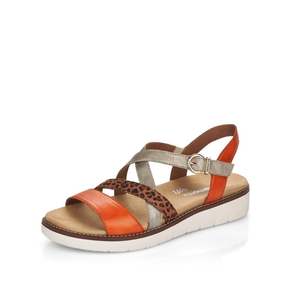 Rieker Metallic Remonte D2063 Damesandaler
