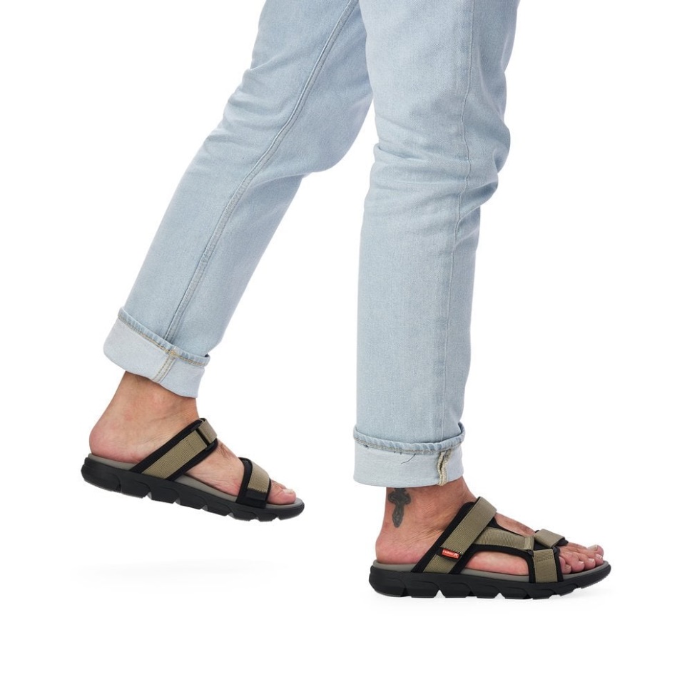 Rieker R-evolution 20801 Herresandaler Grønn