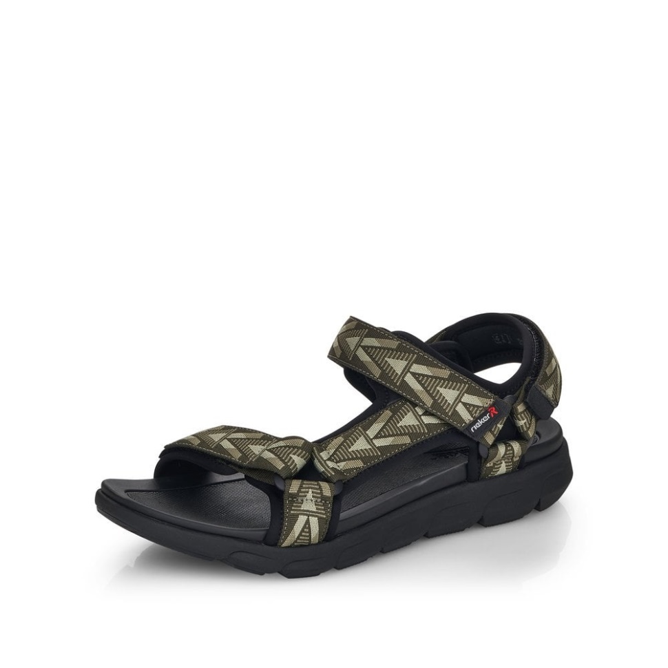 Rieker R-evolution 20802 Herresandaler Grønn