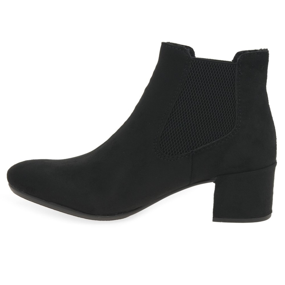 Svart Rieker Kløver Chelsea Støvler For Kvinner