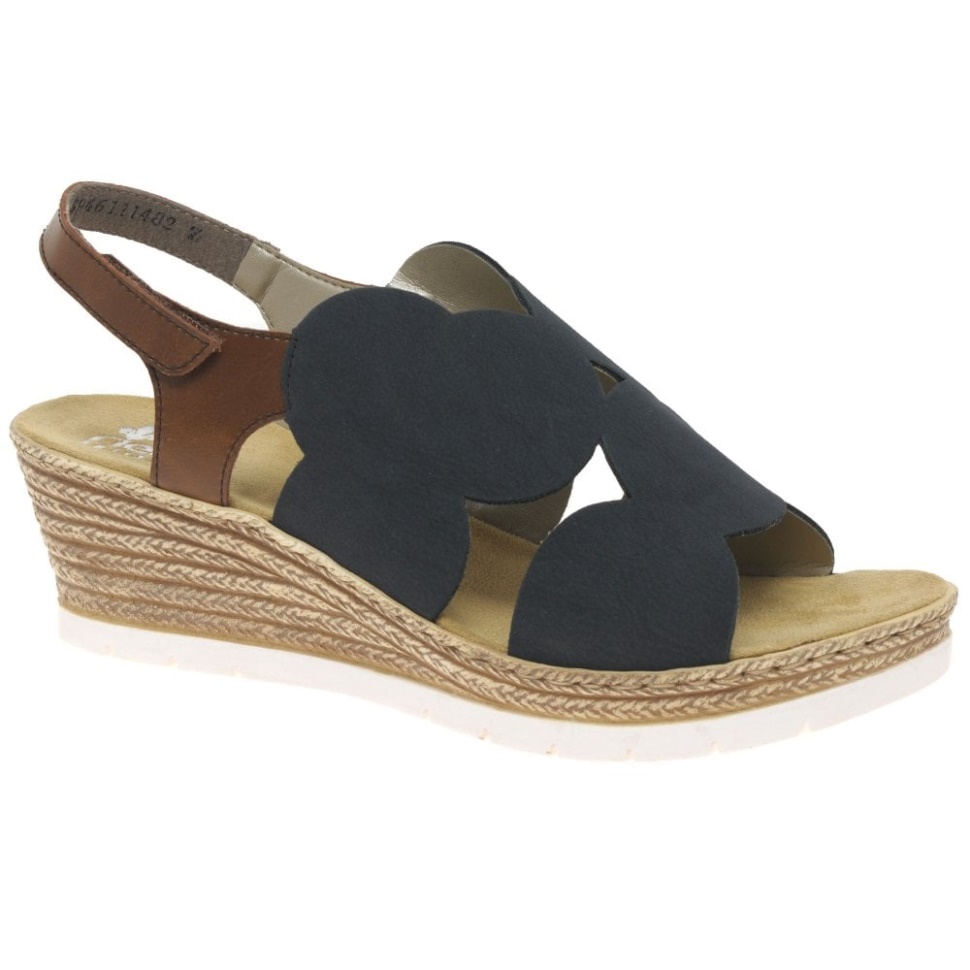 Rieker Ambient Kilesandaler For Kvinner Pacific