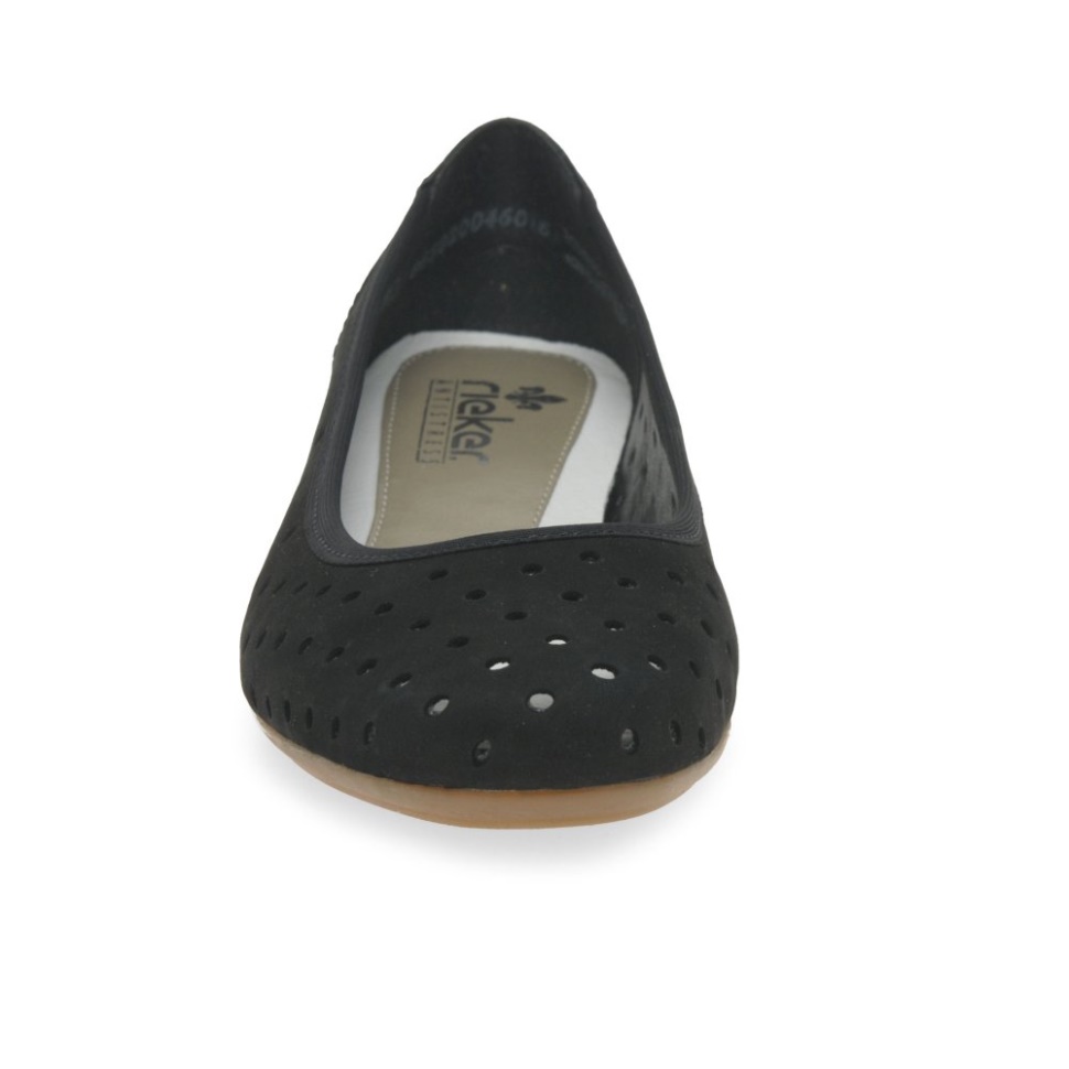 Rieker Harrington Ballet Pumps For Dame Svart
