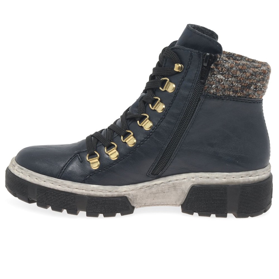 Rieker Raven Kvinners Uformelle Ankelstøvletter Navy