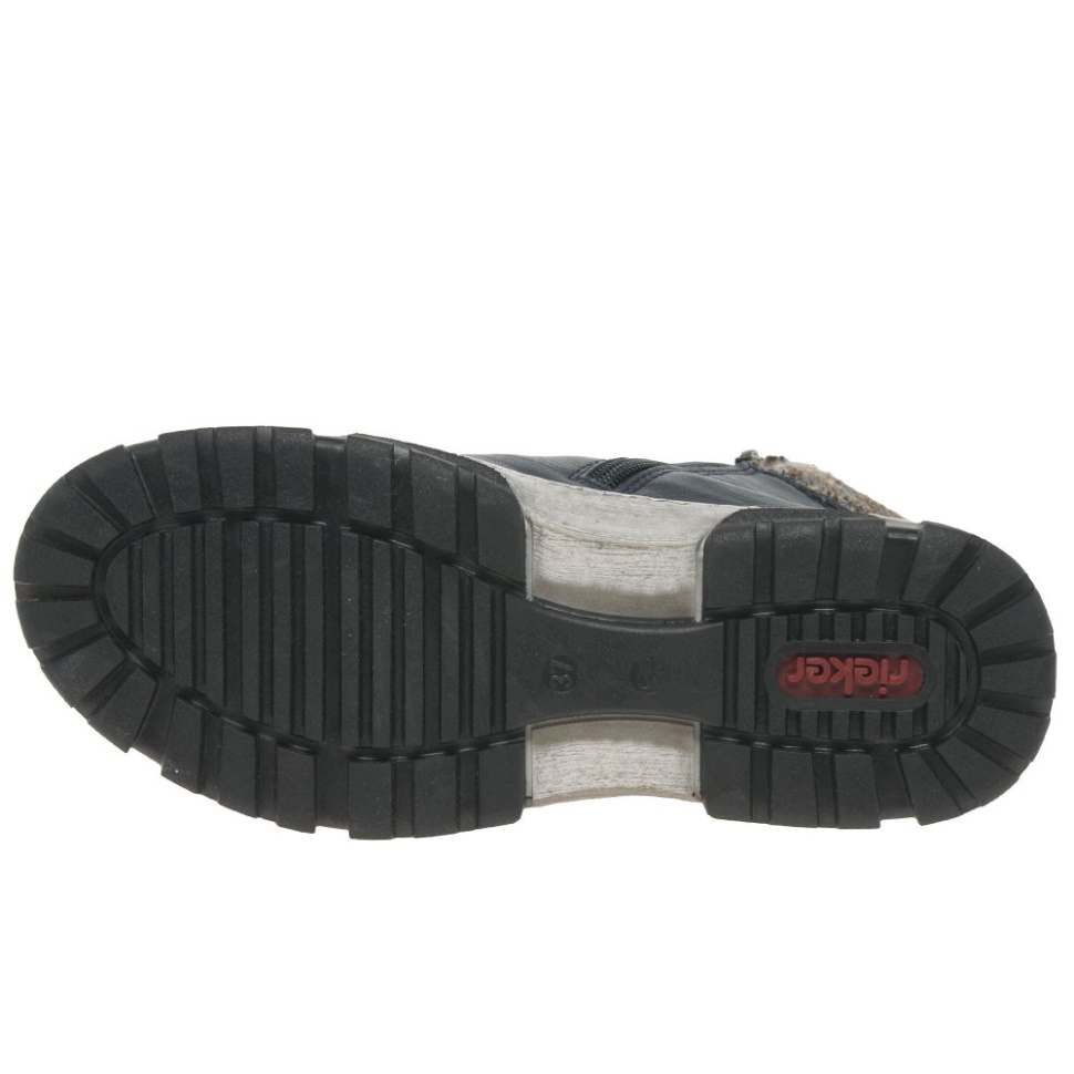 Rieker Raven Kvinners Uformelle Ankelstøvletter Navy