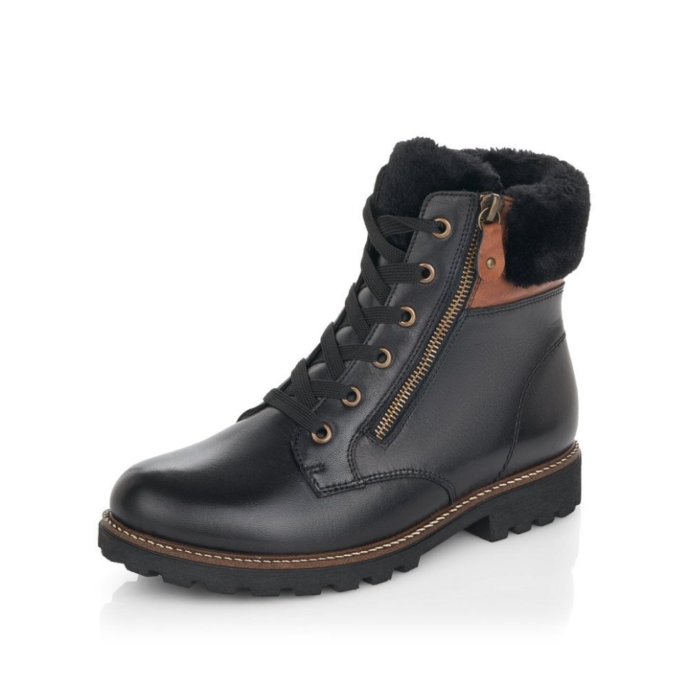 Rieker Remonte D8463 Damestøvler Svart