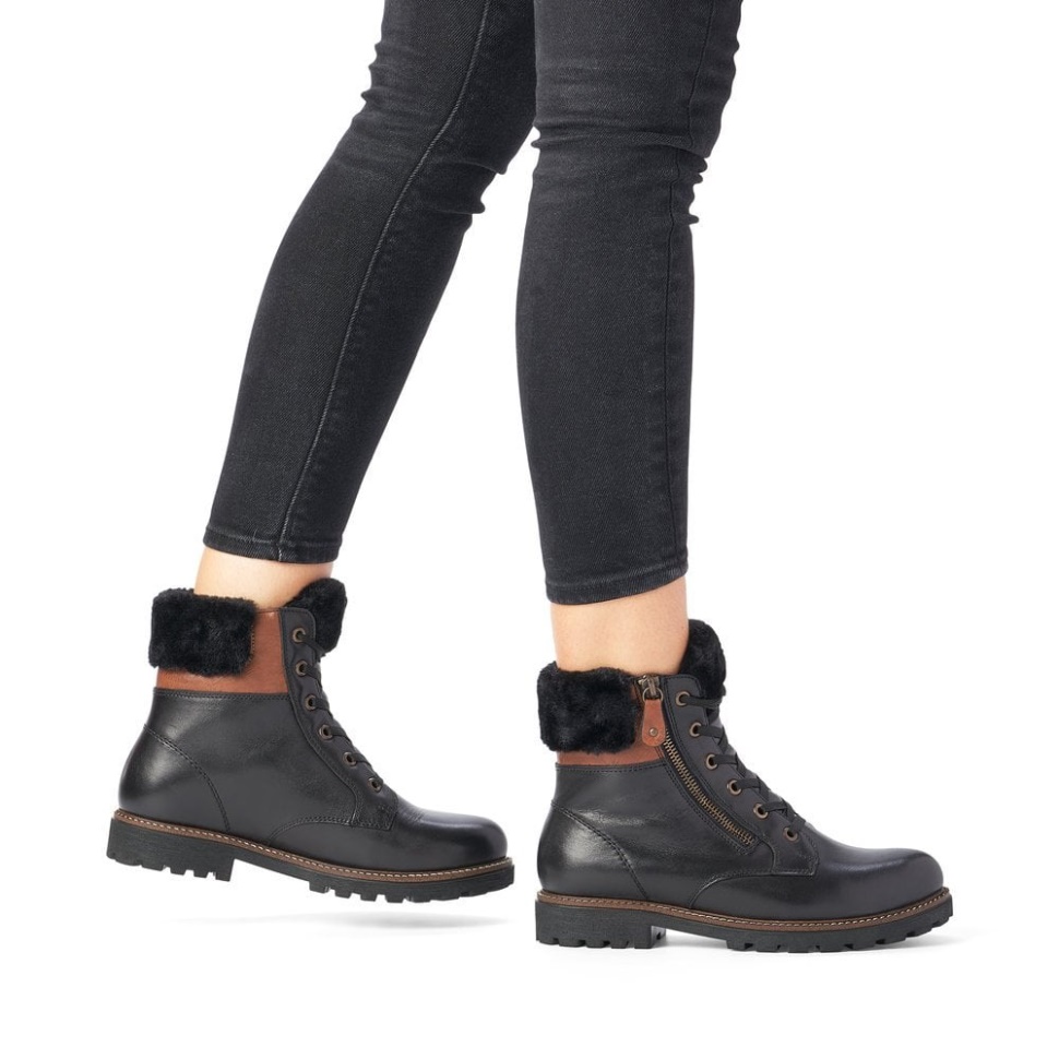 Rieker Remonte D8463 Damestøvler Svart