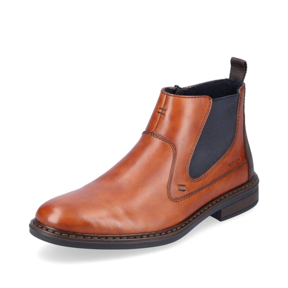 Rieker 17654 Herre Skinnstøvler Brune