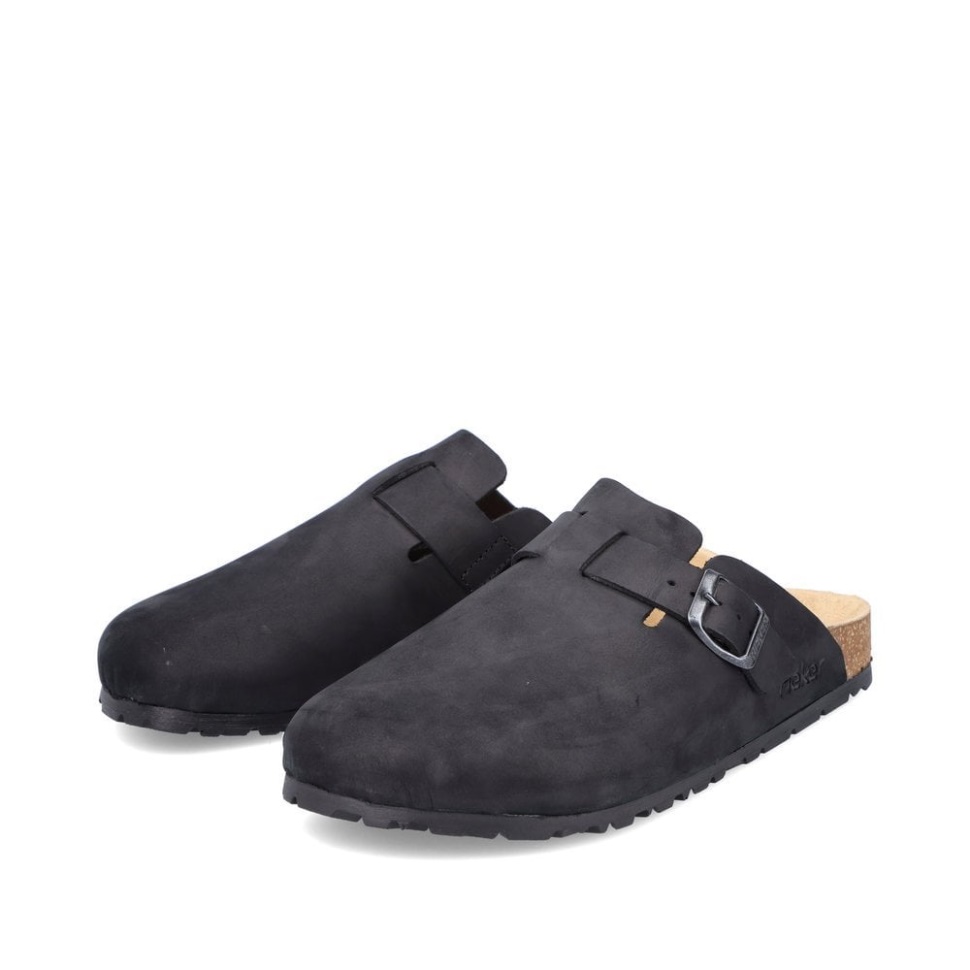Rieker 22180 Herresandaler Svart
