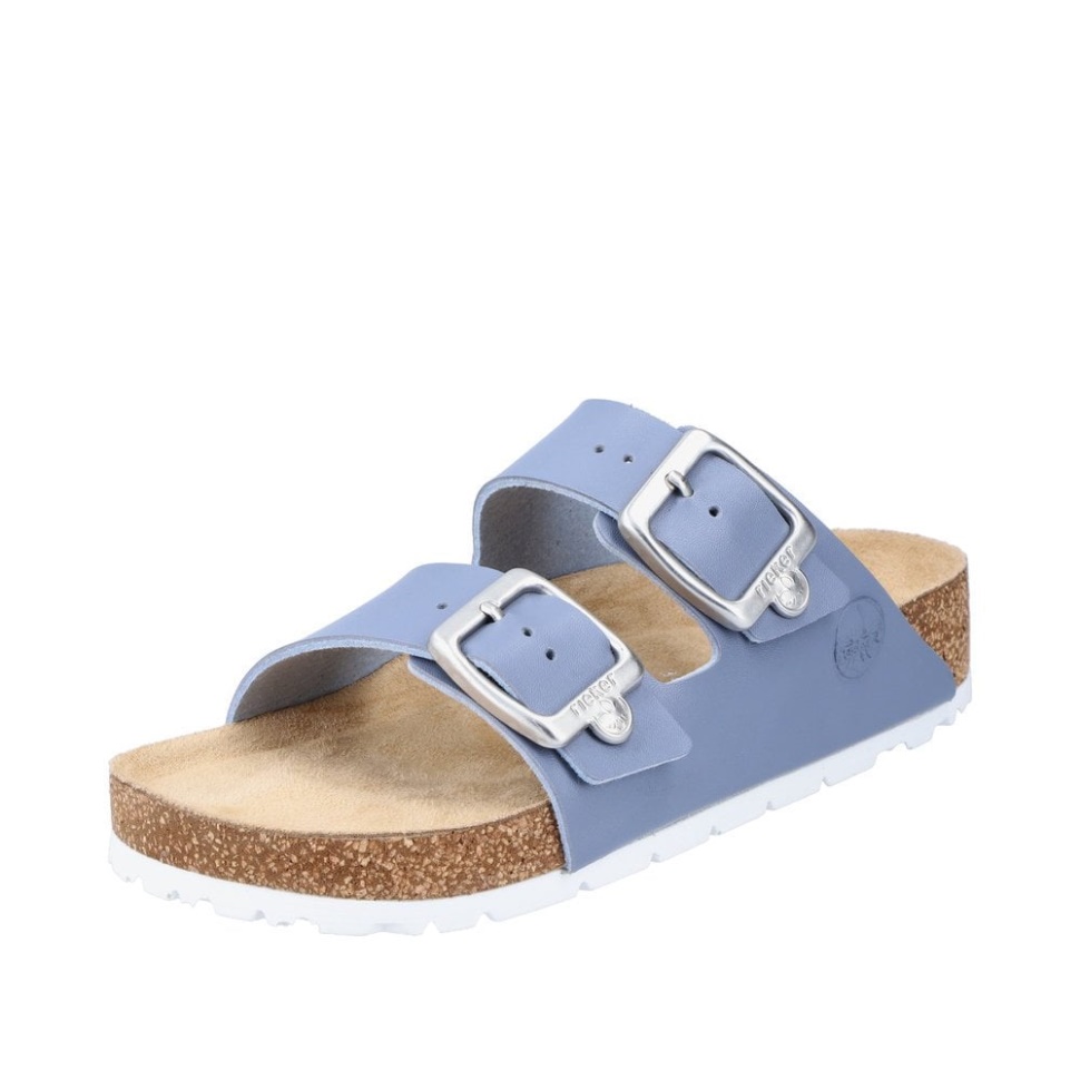 Rieker 69384 Dame Sandaler Blå