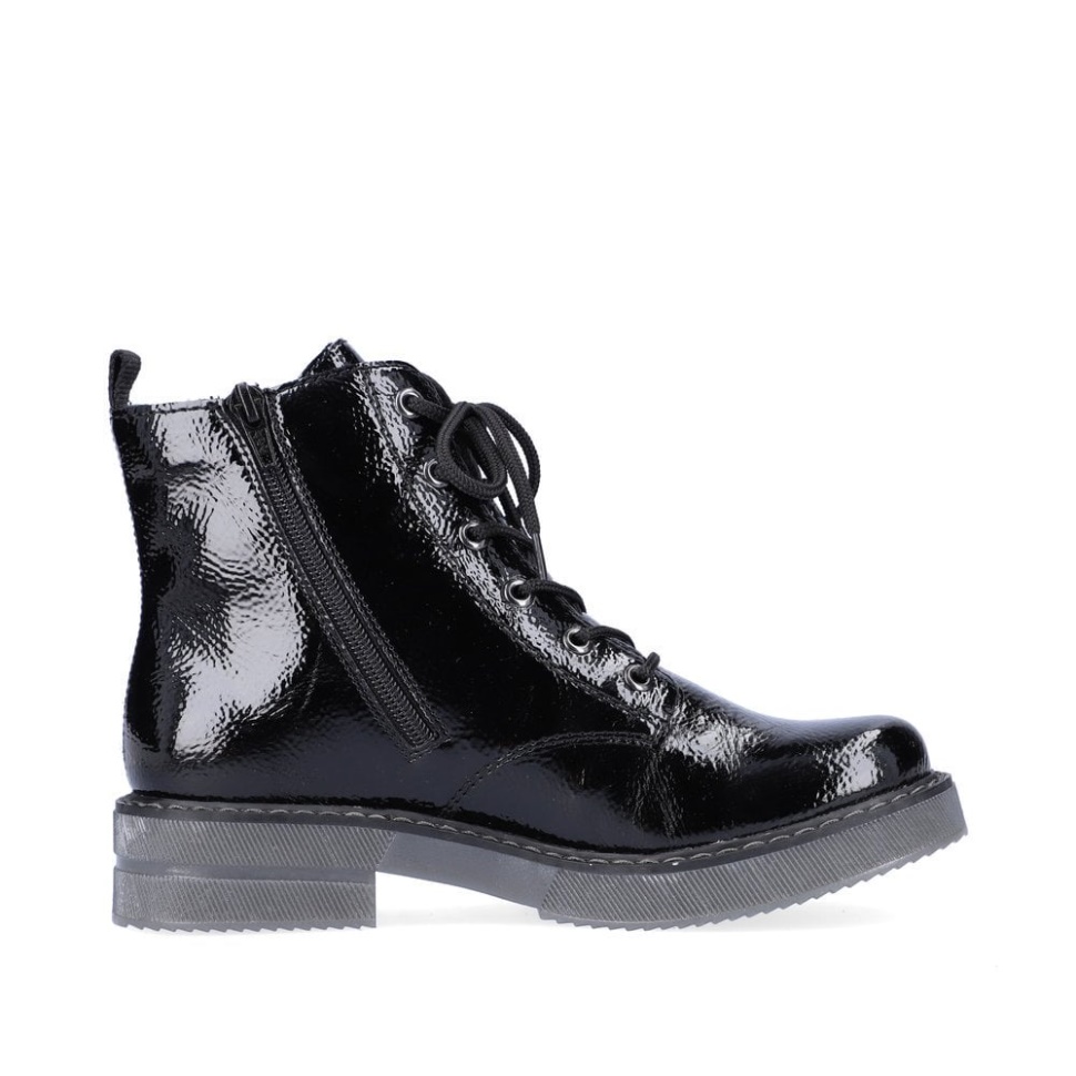 Rieker 72010 Damestøvler Svart