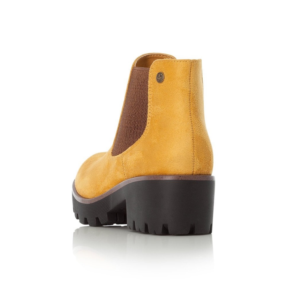 Rieker 99284-68 Gule Ankelstøvletter For Kvinner
