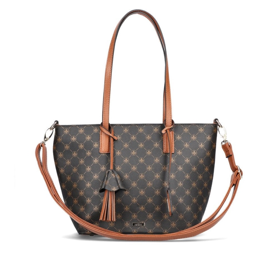 Rieker H1305-00 Dame Sort Glidelås Bag Sort