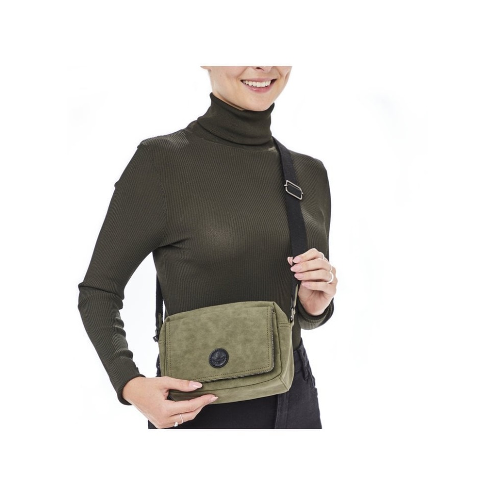 Rieker H1455-52 Kvinner Grønn Glidelås Håndveske Grønn