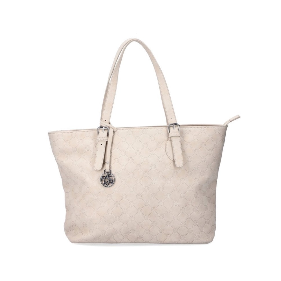 Rieker H1491-60 Dame Beige Glidelås Bag Beige