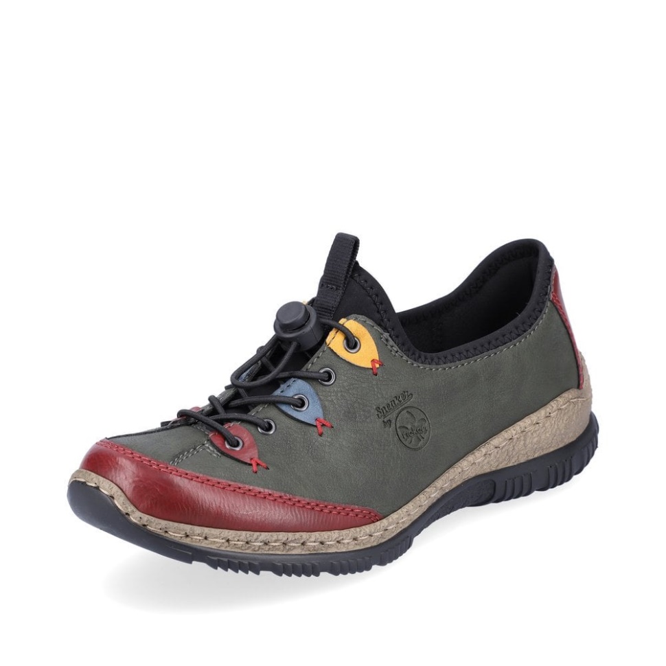 Rieker N3271 Damesko Grønn