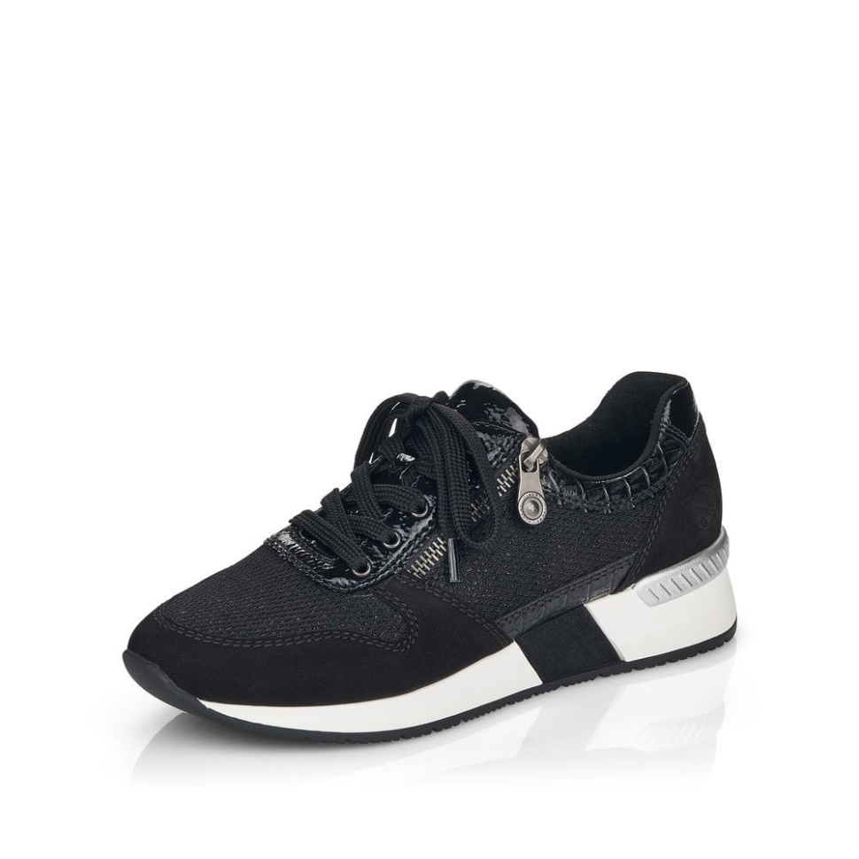 Rieker N7623 Damesko Svart