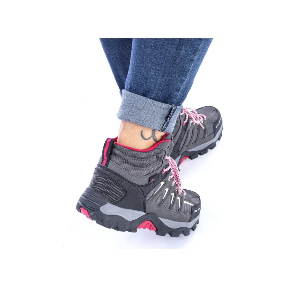 Rieker X8820 Damestøvler Svart