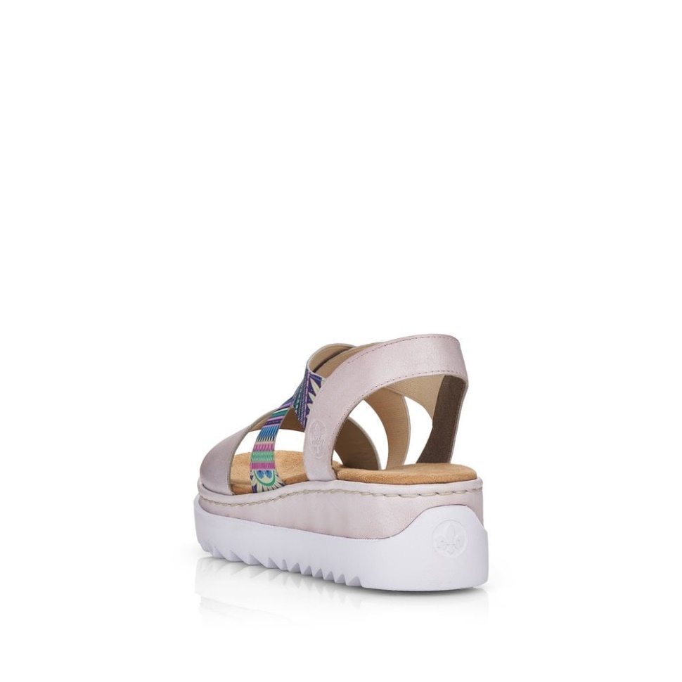 Rose Rieker V44g8 Women Sandals