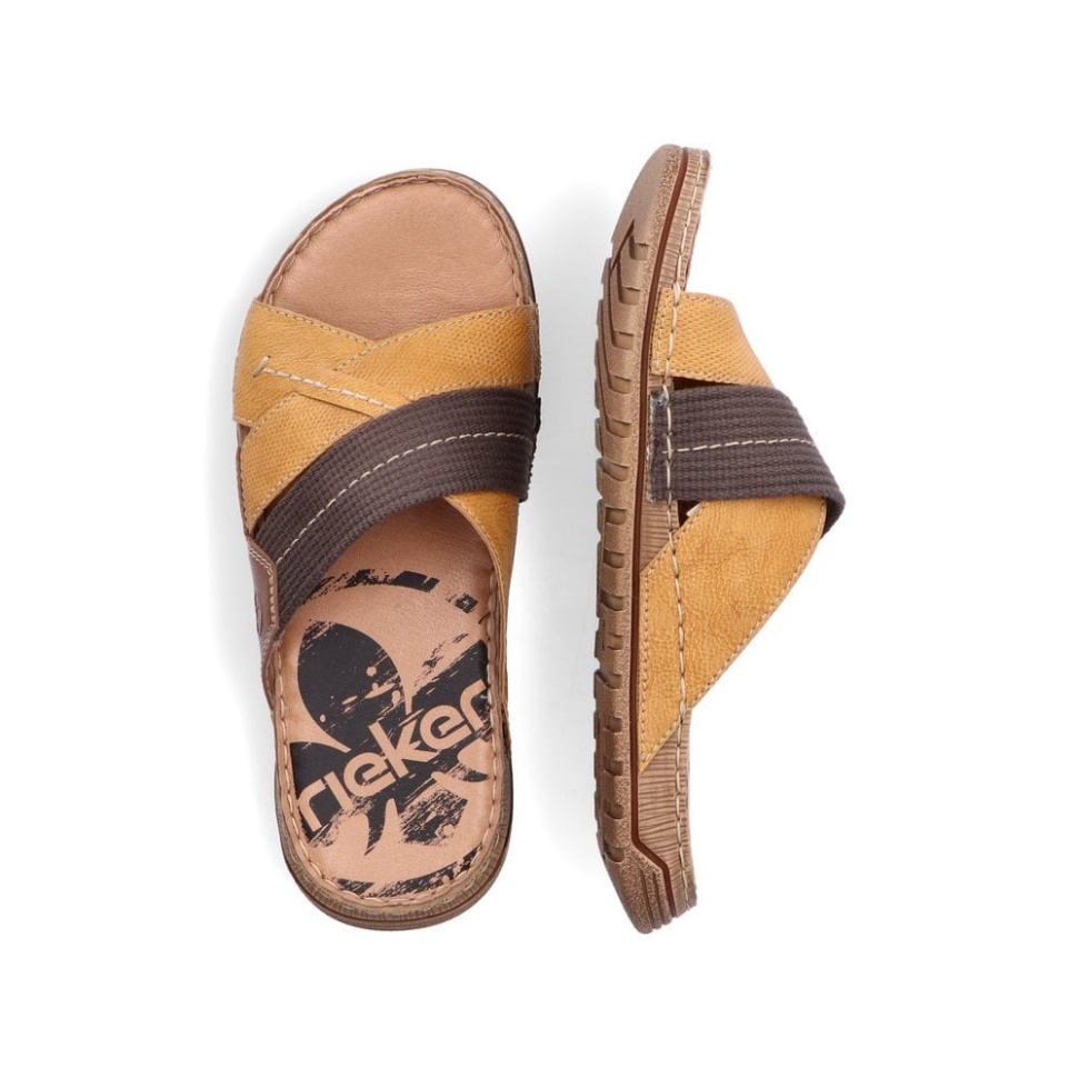 Gule Rieker 21995 Herresandaler