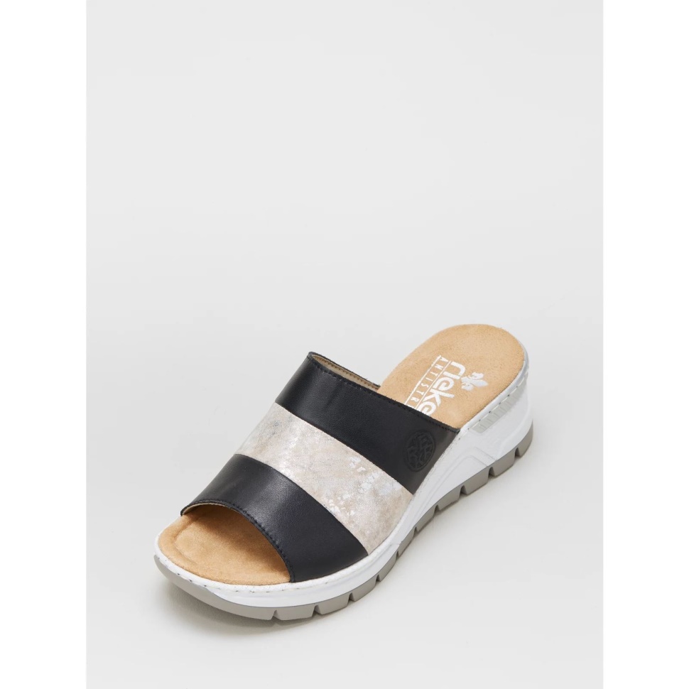 Blush Rieker Slip På Mulesandaler