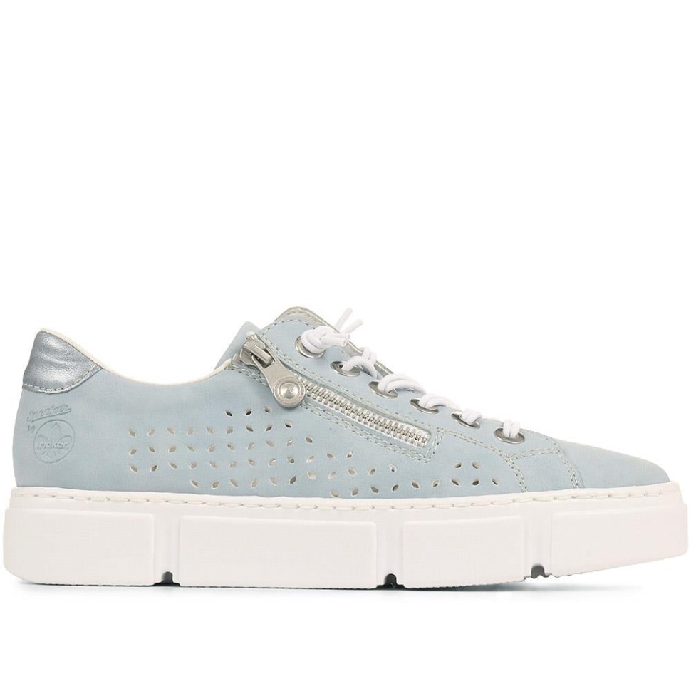 Rieker Blå Pustende Sommersko