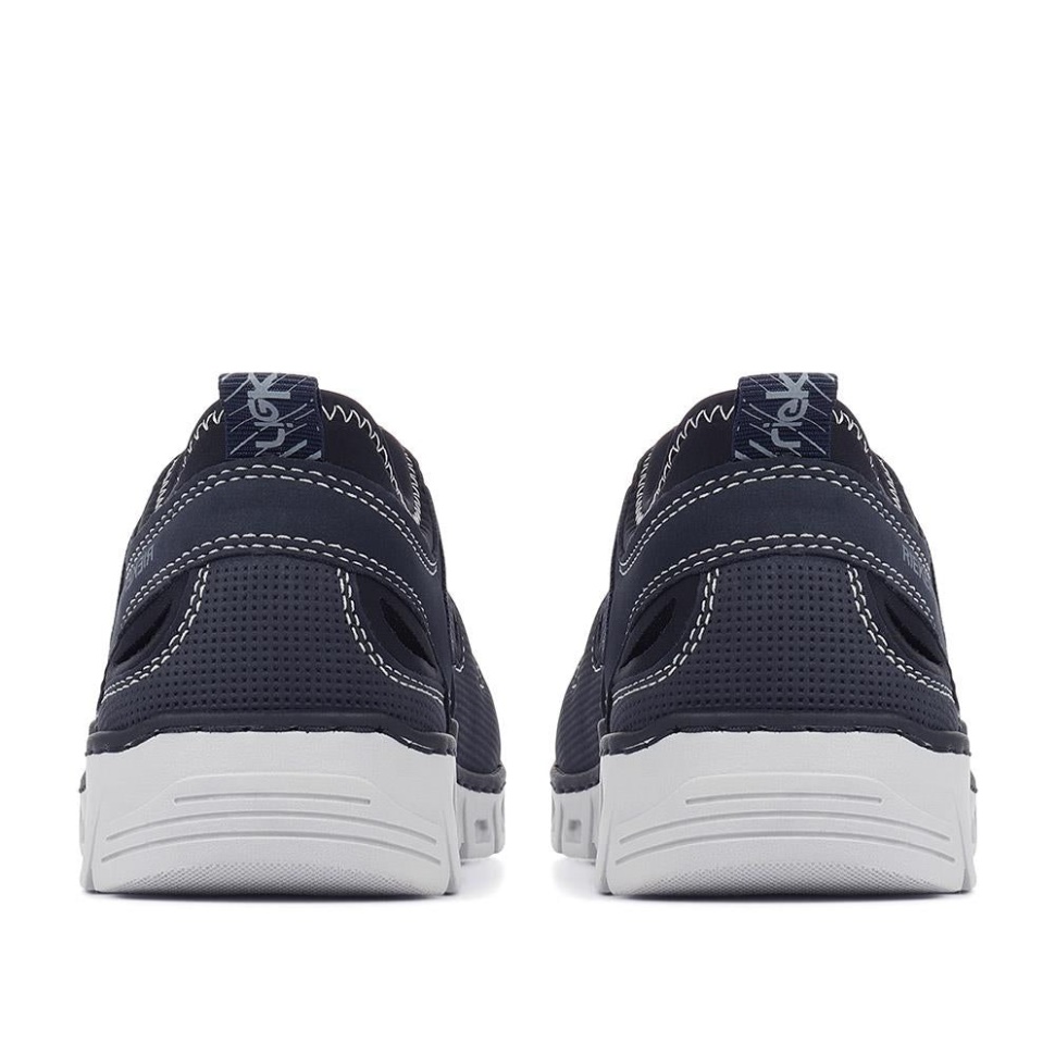 Rieker Casual Slip-on Joggesko Marine