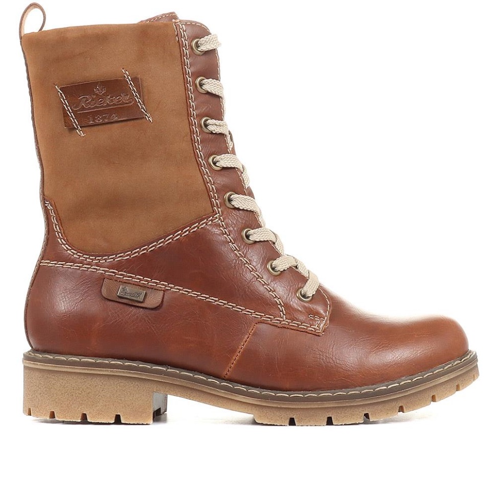 Rieker Snørestøvletter Brune