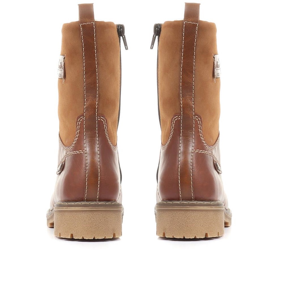 Rieker Snørestøvletter Brune