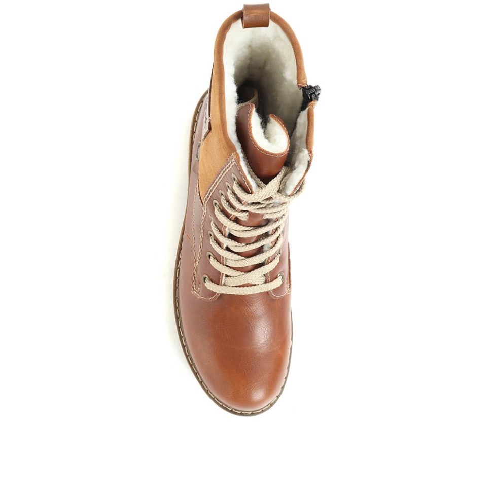 Rieker Snørestøvletter Brune