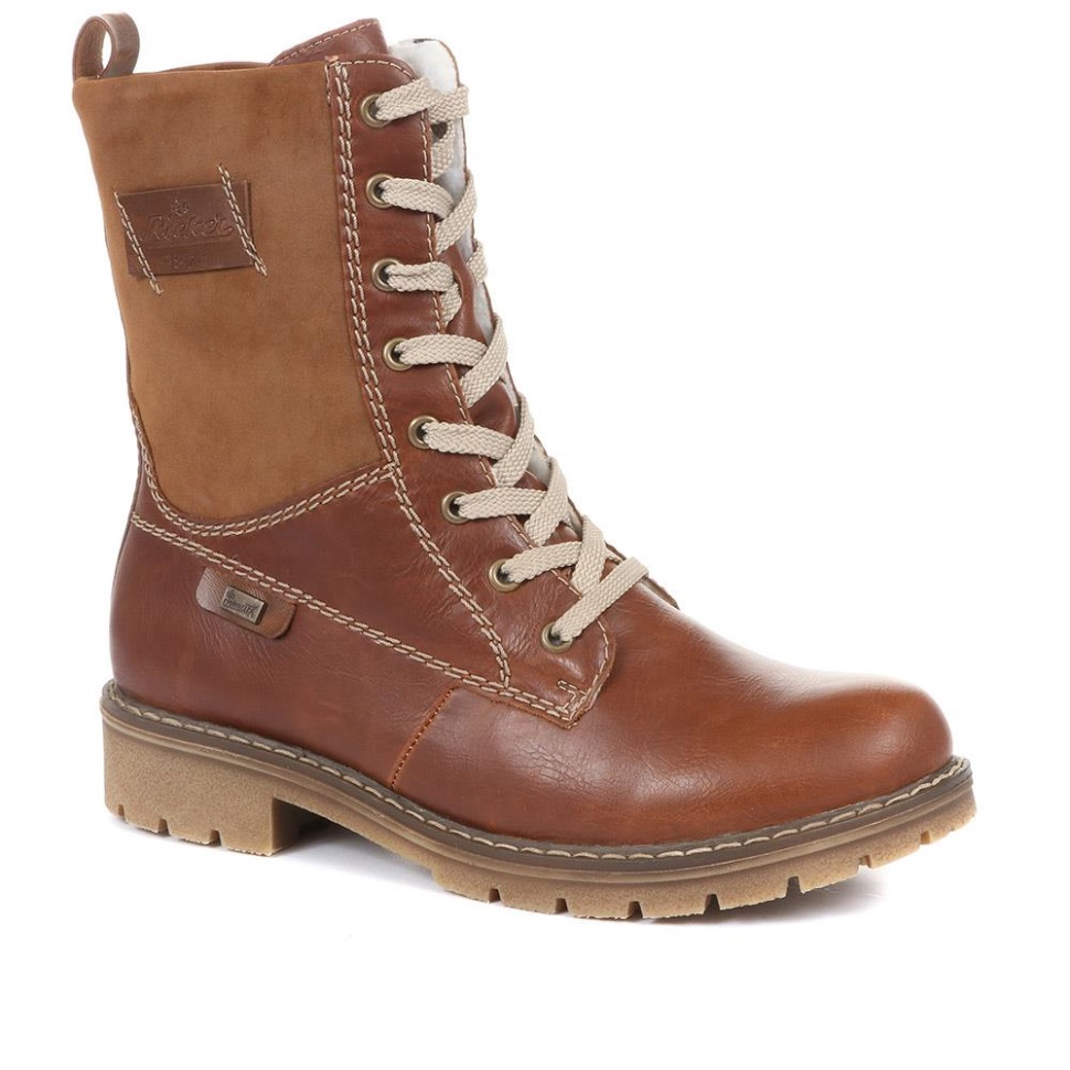 Rieker Snørestøvletter Brune