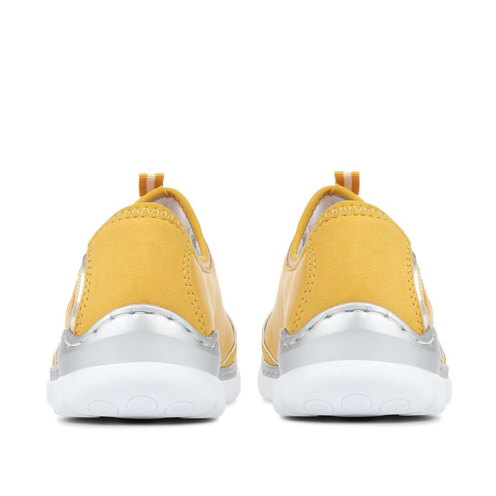 Rieker Slip-on Joggesko Med Bred Passform Gul