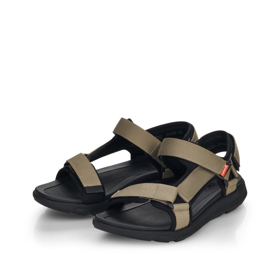 Rieker 20802 Menn Cesar Svart