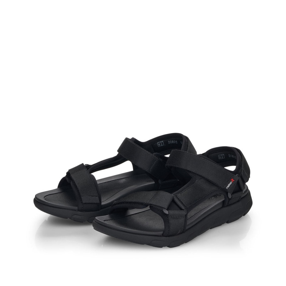 Rieker 20802 Menn Cesar Svart