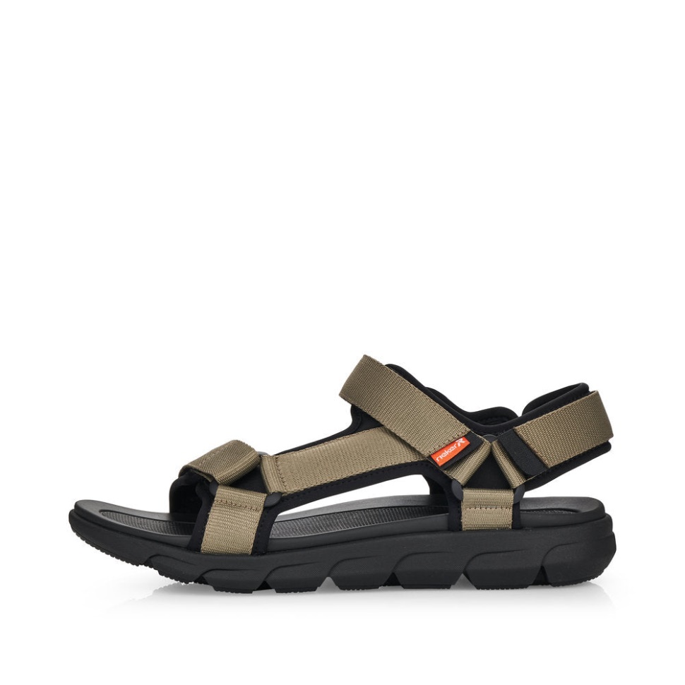 Rieker 20802 Menn Cesar Svart