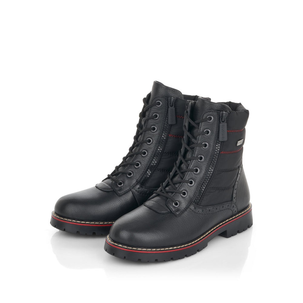 Rieker Svart D9374 Hjørne